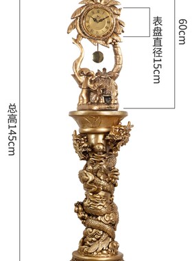 电视柜旁边摆件欧式落地装饰客厅招财玄关沙发进门大型轻奢两边象