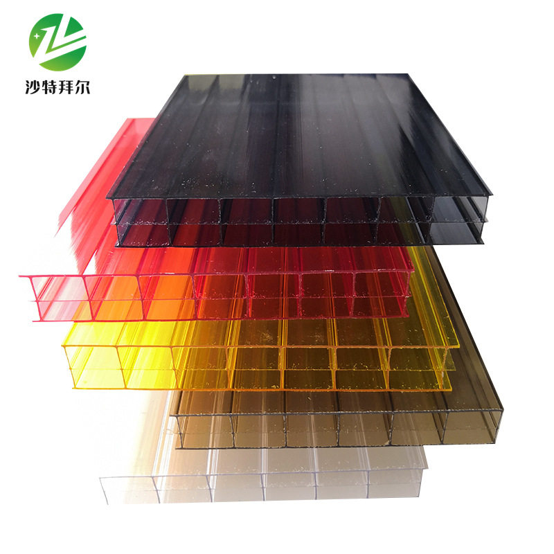 三层透明中空pc阳光板 14mm农业种植大棚阳光板 全新顶棚材料,淘宝优惠券,粉丝福利购,淘宝优惠卷