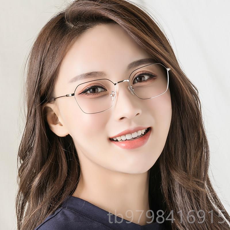 Genuine color-changing radiation-proof glasses for men, blue non-prescription flat light glasses, computer round-frame eye protection, anti-myopia for women