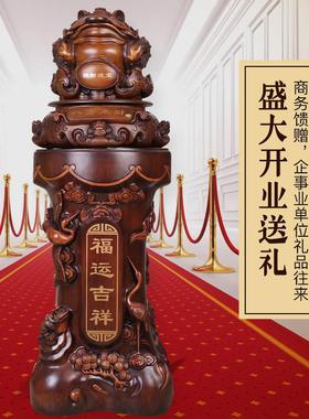 招财金蟾落地摆件 酒店大堂客厅办公室装饰开业礼品 别墅玄关摆设