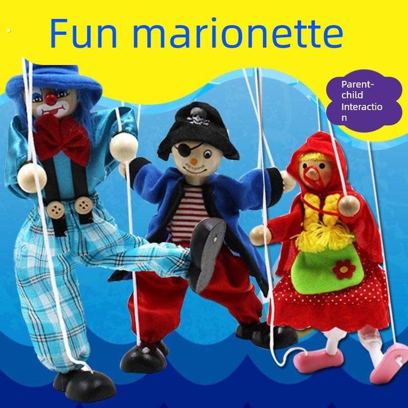 提线木偶玩具拉线提线玩偶提线人偶提线娃娃提线木偶人小丑益智 - 图2