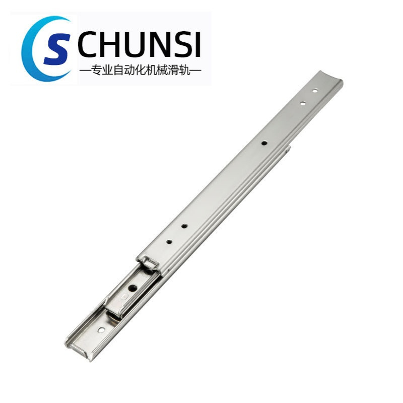 替换IDA53滑轨轻载型20mm宽系列C2421二节式钢制导轨二段式小滑道 - 图2