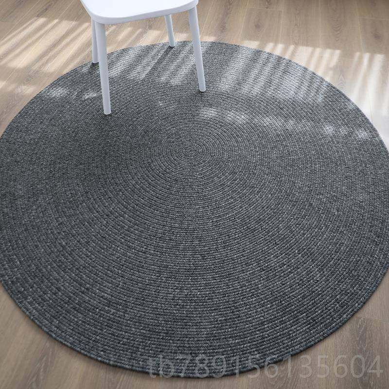 高档忆形手工编灰织久圆地毯北欧简约色客厅卧室茶几茶室书房转椅,淘宝优惠券,粉丝福利购,淘宝优惠卷