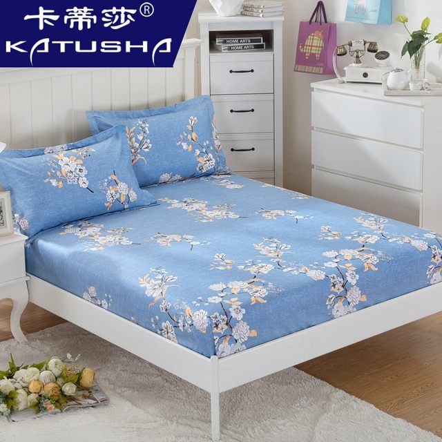 Full cotton sheets and bed covers single piece height 40cm bed cover 1.8m O-protective sheath Ximengsi dust cover bed cover