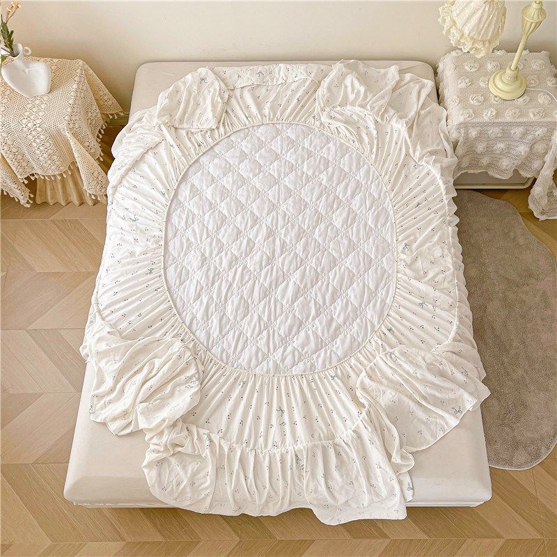 2025新款床裙床笠二合一夹棉床罩床套H带裙边遮丑四季通用床围床,淘宝优惠券,粉丝福利购,淘宝优惠卷