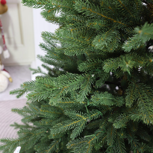 全PE绿色圣诞树圣诞节装饰尖头仿真树酒店橱窗装饰纯PE装饰圣诞树 - 图3