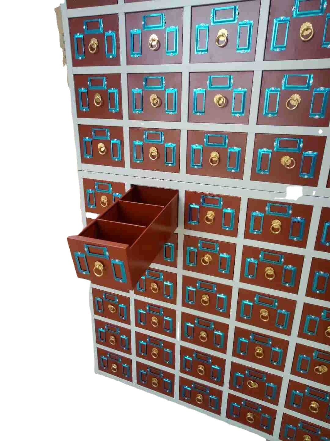 钢制柜调剂台药柜架配方颗粒柜药柜多斗柜仿古柜金属,淘宝优惠券,粉丝福利购,淘宝优惠卷