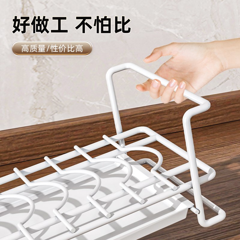 碗碟收纳改造完成!厨房橱柜内置架家用碗盘收纳盒子沥水神器碗架 - 图2