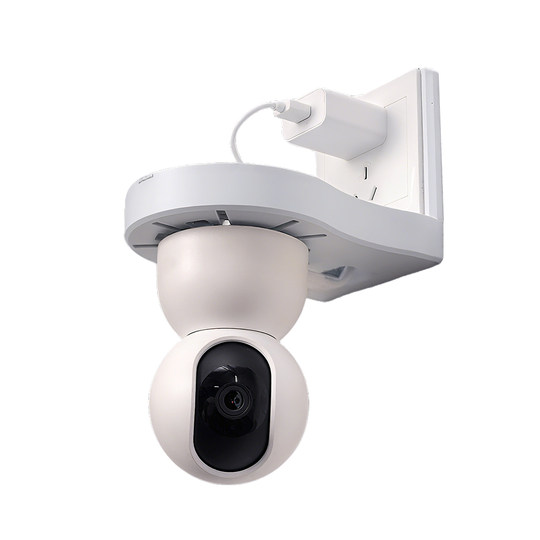 Surveillance camera bracket indoor socket storage rack, suitable for Mijia Xiaomi PTZ Fluorite 360 Huawei Puffin monitor, no punching, no sticking, no nails, wall hanging, extended inversion hoisting