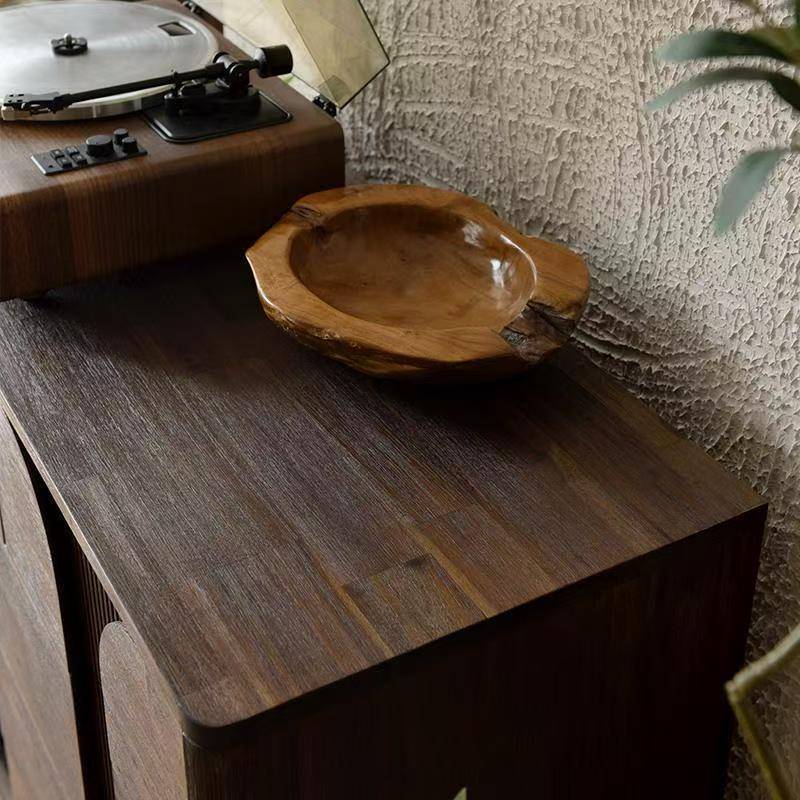 慕芮雅复古实木斗柜客厅卧室家用抽屉收纳五斗柜餐边柜中古靠墙柜 - 图1