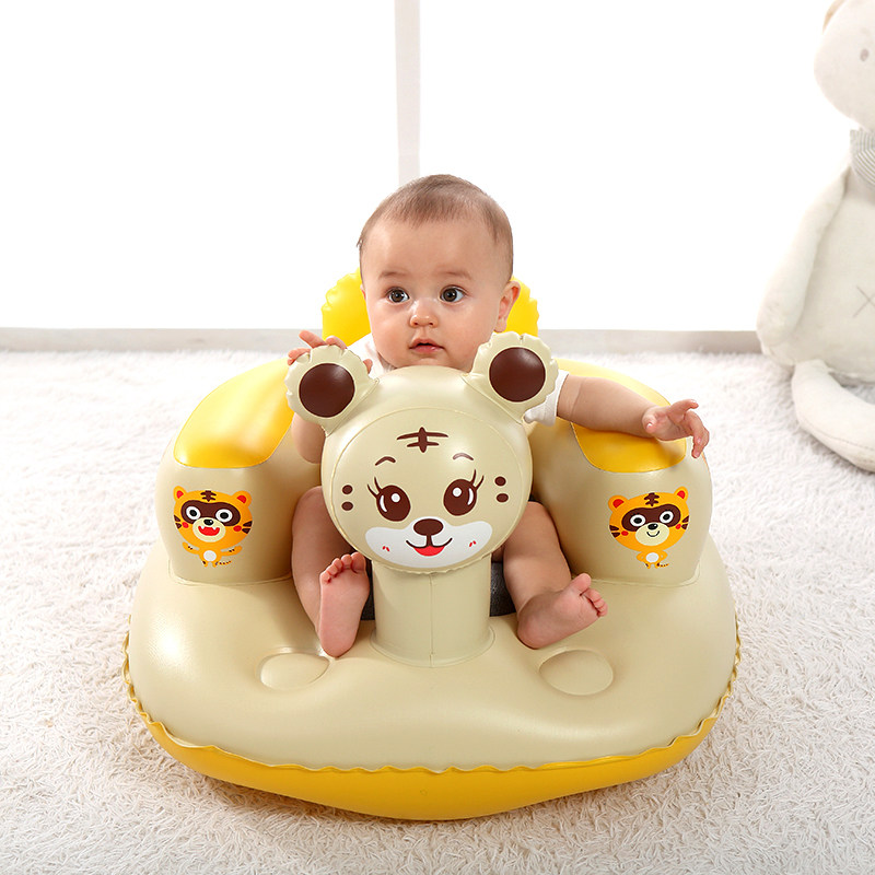 婴儿学坐椅宝宝充气沙发儿童训练座椅可携式N学坐神器防摔餐椅浴,淘宝优惠券,粉丝福利购,淘宝优惠卷
