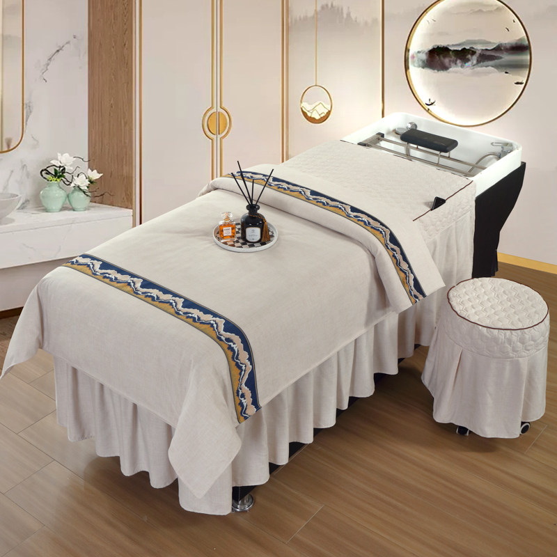 泰式洗头床罩理髲头疗床套冲头轻奢纯色简约足浴美容W美体床单订,淘宝优惠券,粉丝福利购,淘宝优惠卷