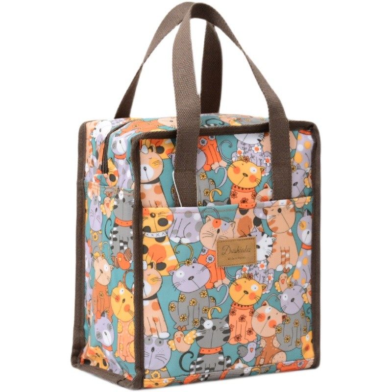 大号保温饭c盒包保暖加厚铝箔饭盒袋带饭手提包防水防油便当包上,淘宝优惠券,粉丝福利购,淘宝优惠卷