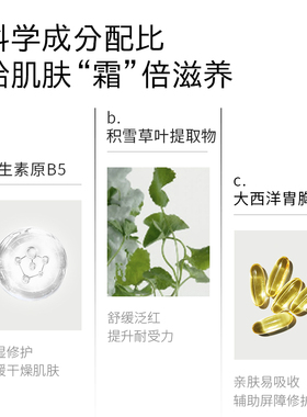 ha神经酰胺虾青素小面霜保湿修护
