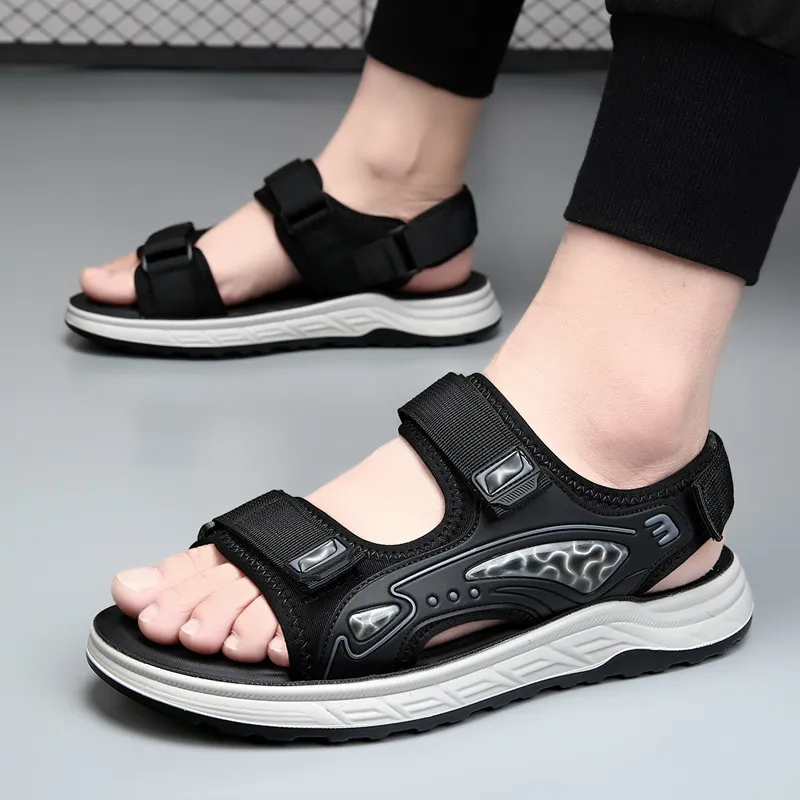凉鞋男士潮款2025夏季户外运动沙滩鞋男生休闲开车软底防滑男凉鞋,淘宝优惠券,粉丝福利购,淘宝优惠卷