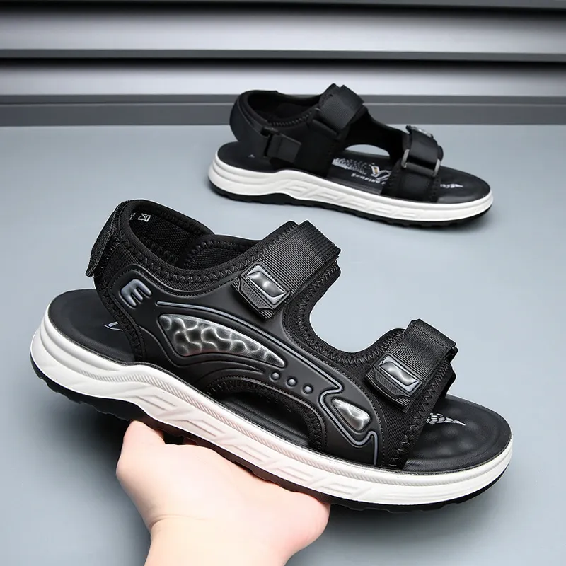 凉鞋男士潮款2025夏季户外运动沙滩鞋男生休闲开车软底防滑男凉鞋,淘宝优惠券,粉丝福利购,淘宝优惠卷