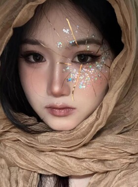 cosplay太阳之子眼部妆容贴