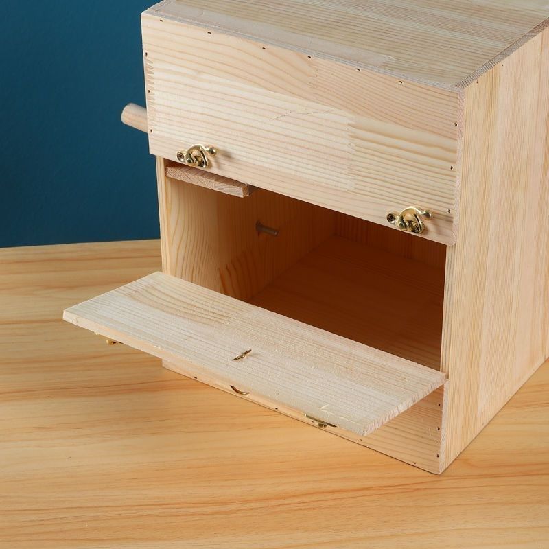 虎皮鹦鹉牡丹实木鸟窝横式挂窝竖式鸟窝鸟巢户外内W挂保暖繁殖箱,淘宝优惠券,粉丝福利购,淘宝优惠卷