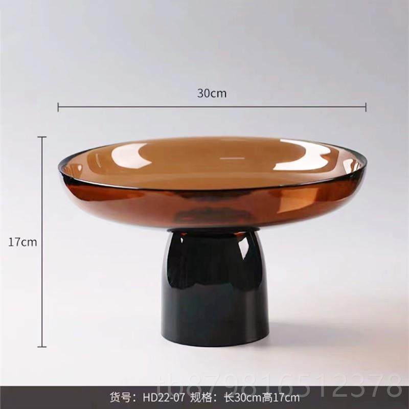高档现代简约创意拼玻璃果盘桌面食盘客厅茶几板房收纳样装饰零果,淘宝优惠券,粉丝福利购,淘宝优惠卷