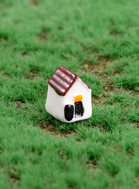 日式微景观小屋治愈电脑桌面摆件