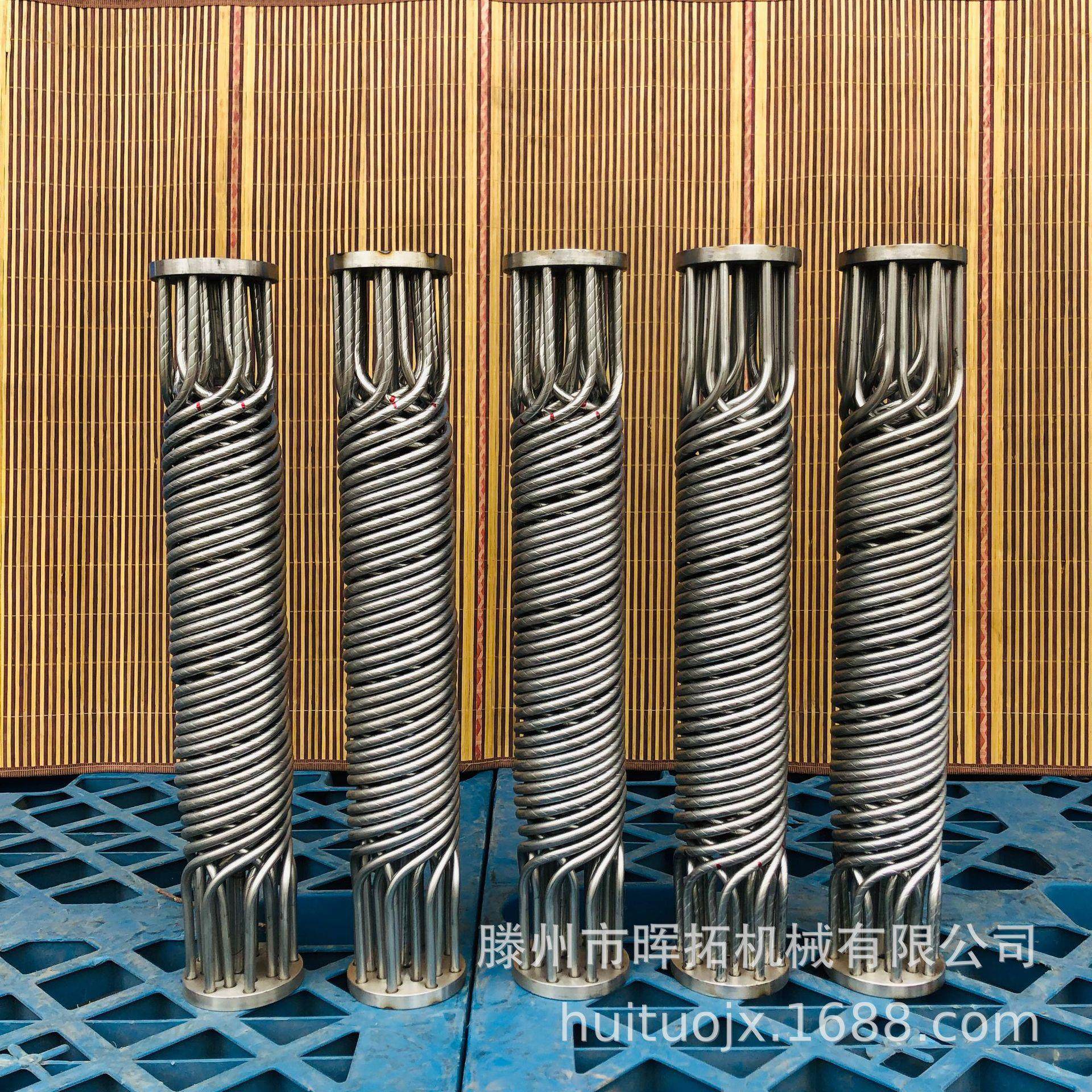 泵后绕管冷凝器豆浆冷却不锈钢换热器不锈钢缠绕管式蒸发器 - 图2