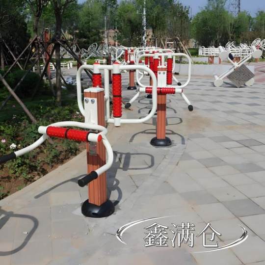 塑木户外健身器材小区公园新农村学校健身路径锻炼运动腰背按摩