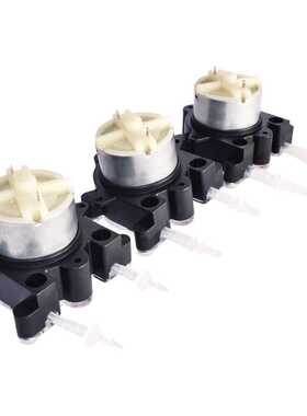 滴定泵蠕动泵水 实验室微型蠕动泵 胶管泵 12V 10-26ml/min