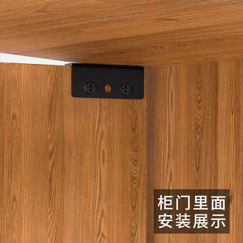 暗藏铰链CT角码天地转轴橱柜门上下合页木板门合页铁箱消防栓门轴 - 图2