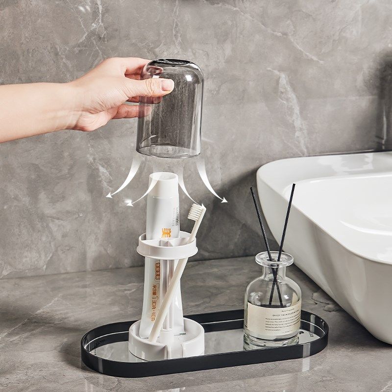 漱口杯学生宿舍牙刷杯子置物架透明塑料牙缸旅行可沥水洗漱刷牙杯,淘宝优惠券,粉丝福利购,淘宝优惠卷