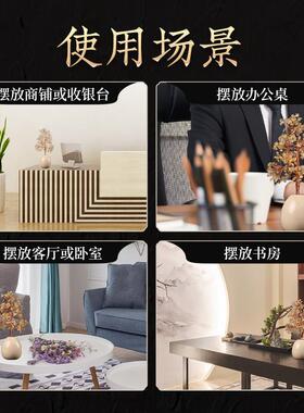 灵机麦玲玲2026马年水晶树摆件仿摇钱树办公桌公司前台送礼