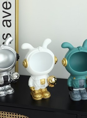 收纳摆件玄关钥匙客厅招财收纳摆件创意大嘴猫进门电视柜高档摆件