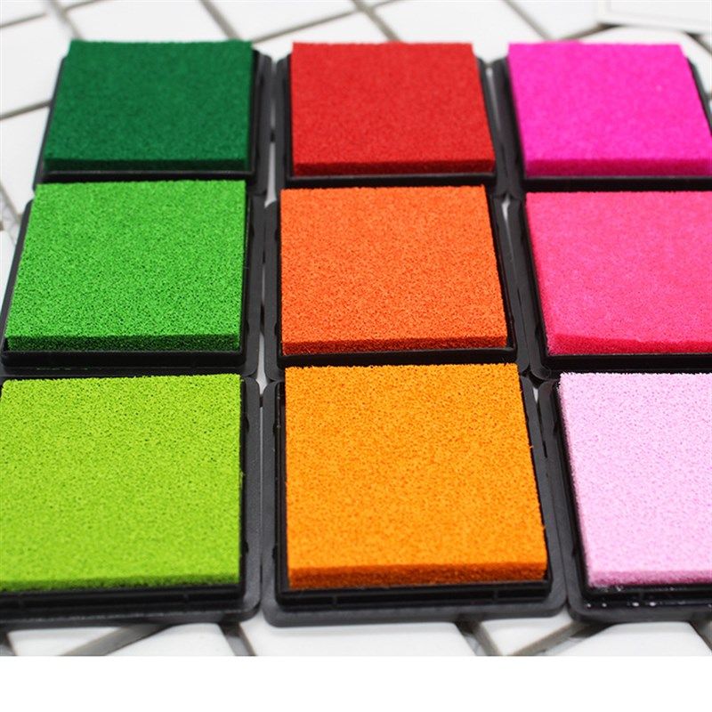 20色印台 手指画DIY橡皮章 海绵可爱儿童教师印章印台 印泥加厚海,淘宝优惠券,粉丝福利购,淘宝优惠卷