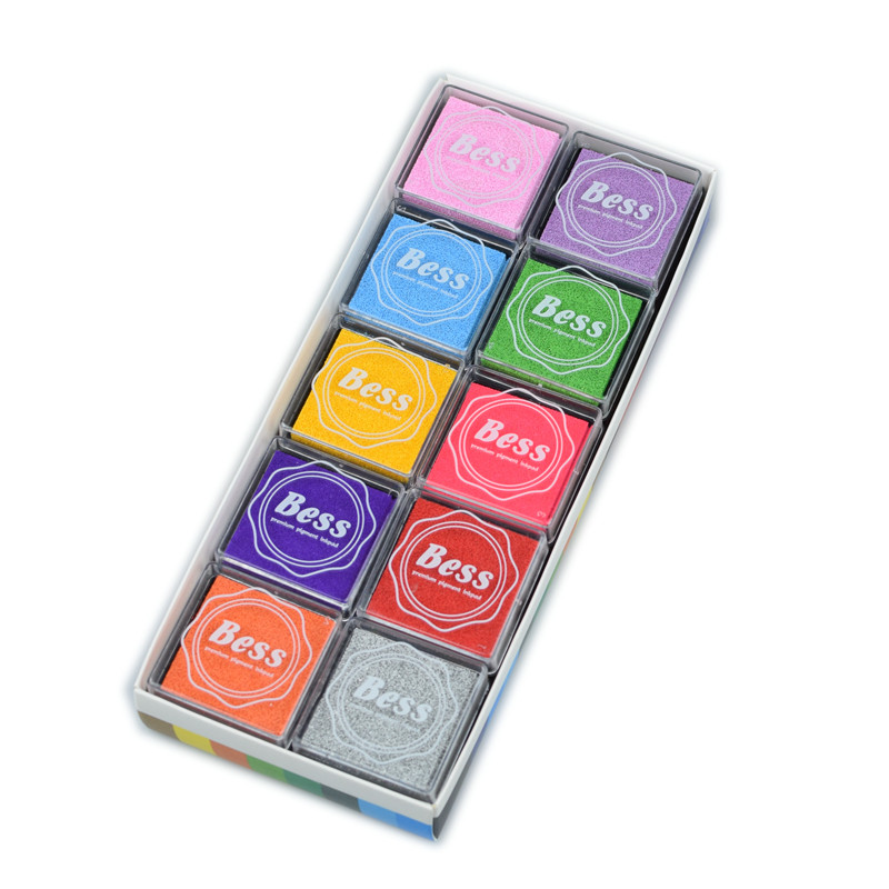 20色印台 手指画DIY橡皮章 海绵可爱儿童教师印章印台 印泥加厚海,淘宝优惠券,粉丝福利购,淘宝优惠卷