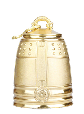 铜铃铛纯铜挂件大小号风铃铜铃门窗饰八角铜钟卧室店铺摆件工艺品