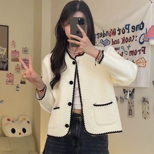 小香风毛衣百搭针织外套！！