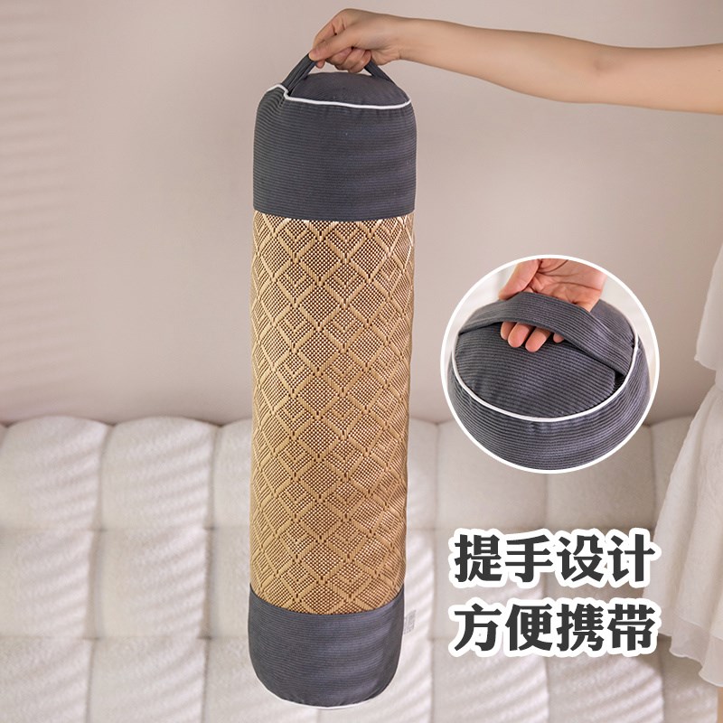 夏季凉席长条枕抱枕女生睡觉夹腿床上男生款枕头儿童侧睡靠枕 - 图2