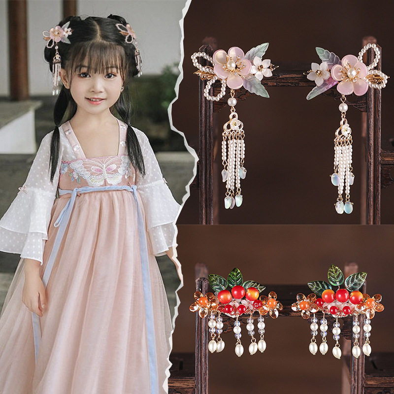 春秋新款儿童发夹女童活泼日常中古装舞台表演民族风发饰公主,淘宝优惠券,粉丝福利购,淘宝优惠卷