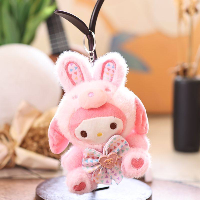 可爱萌三丽鸥挂件毛绒玩具公仔库洛米kt猫包包挂饰钥匙扣娃娃玩偶,淘宝优惠券,粉丝福利购,淘宝优惠卷