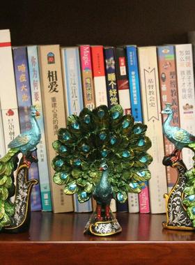 创意小礼物家居饰品泰国工艺礼品摆饰小孔雀开屏摆件客厅酒柜装饰