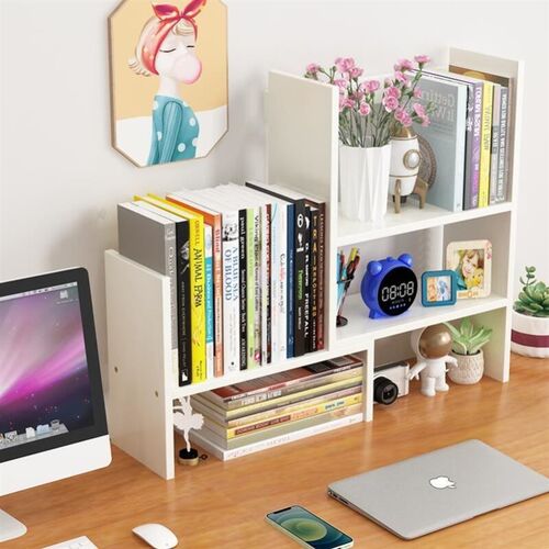 书架桌面上置物架简易多层学生用台式书架收纳架组合书柜桌面支架 - 图2