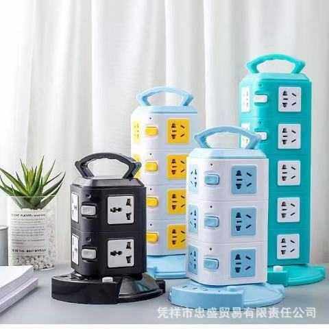 家用usb立式插座 多功能居家桌面排插办公室多用插排长线,淘宝优惠券,粉丝福利购,淘宝优惠卷
