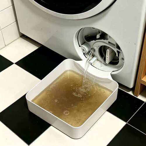滚筒洗衣机排水托盘适配BSH博世西门子洗衣机专用排污积水接水盒 - 图1
