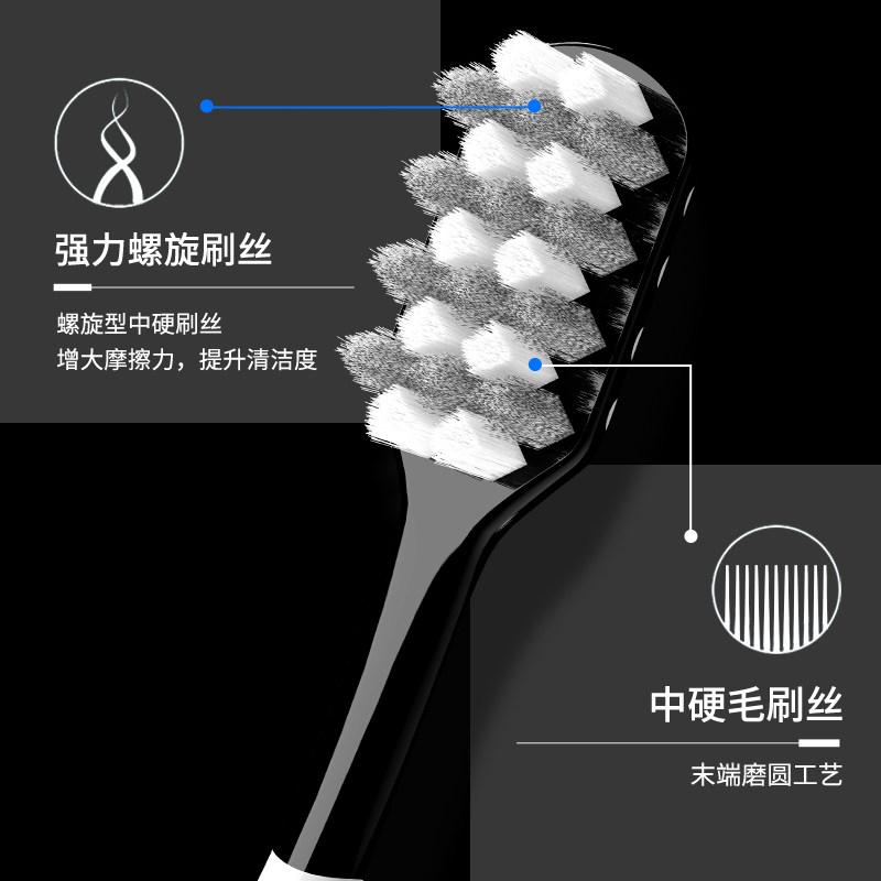 卡莎男士专用牙刷中硬毛耐用宽头劲爽清洁便携情侣成人家用家庭装,淘宝优惠券,粉丝福利购,淘宝优惠卷