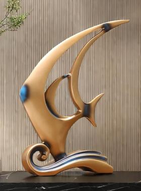 招财乘风破浪装饰摆件家居创意客厅电视柜办公室桌摆设酒柜装饰品