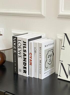 in假书装饰书时尚休闲现代模拟书创意生活杂志桌面饰品摄影道具
