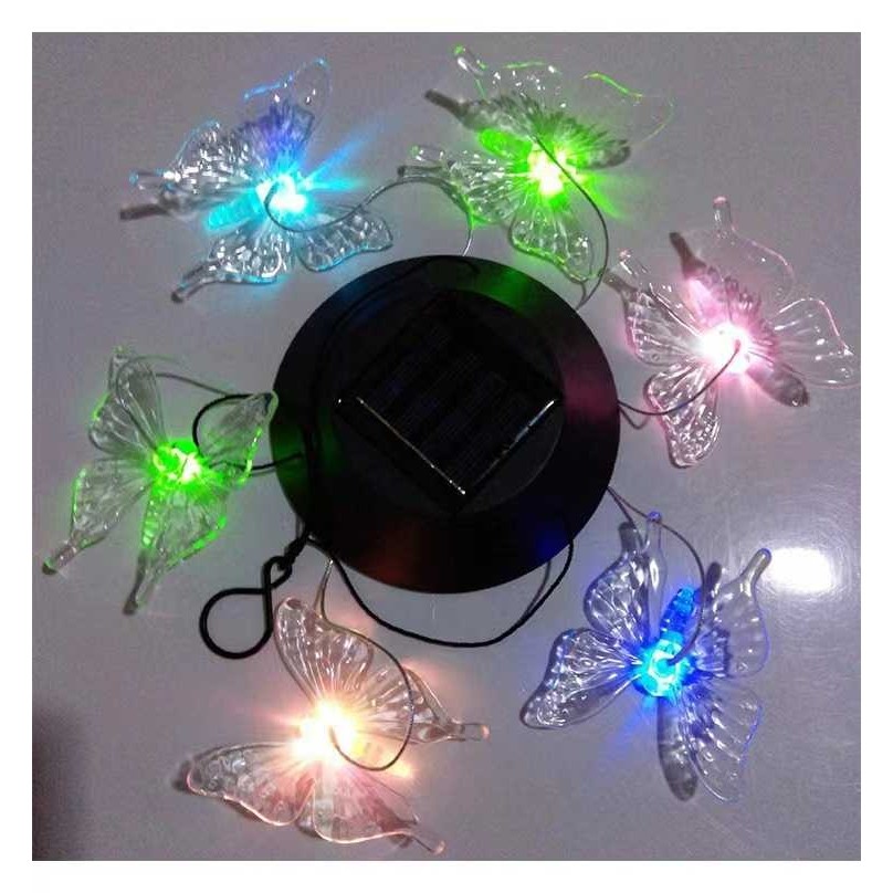 新款户外太阳能粒子球风铃灯 LED蜂鸟灯串 室内庭院景观灯庭院灯,淘宝优惠券,粉丝福利购,淘宝优惠卷