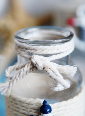 忘不了星星地中海风格 家居玻璃瓶摆件 装饰漂流瓶