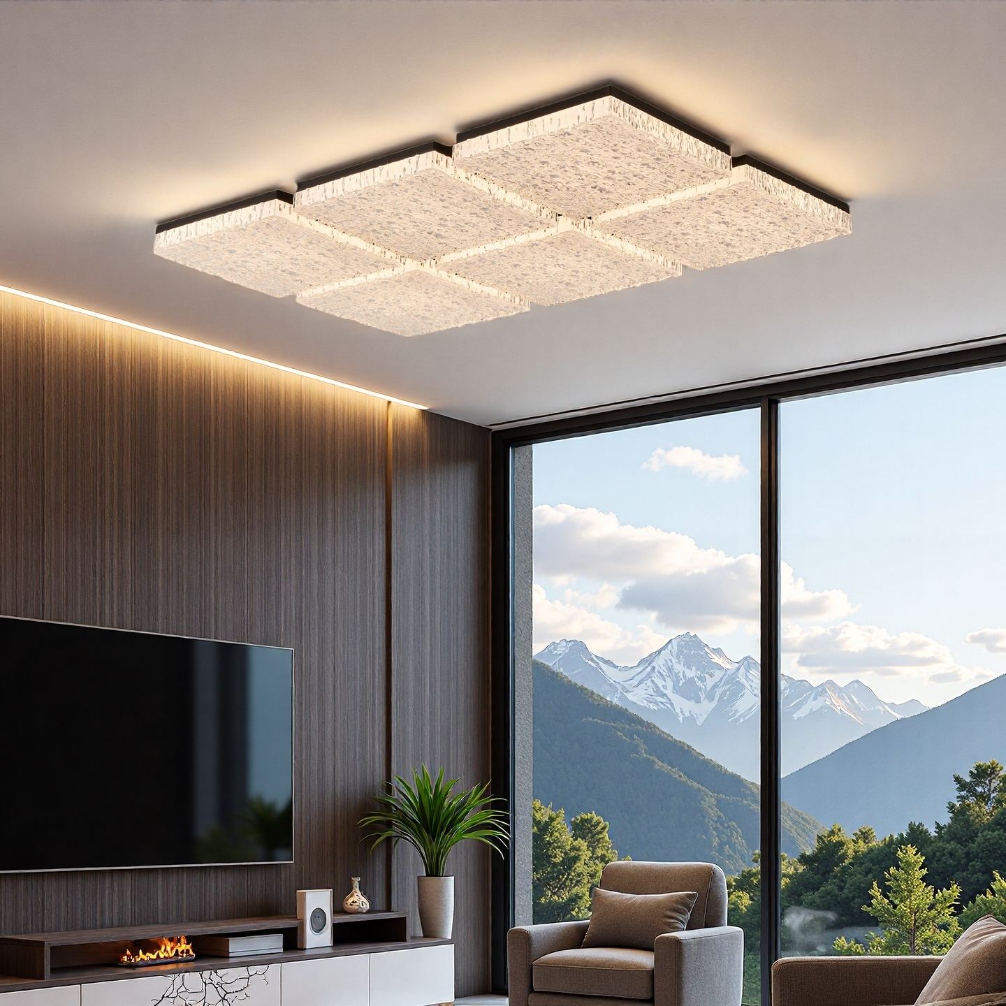 意式极简客厅吸顶灯2025新款客厅主灯轻奢吸顶灯大厅灯具全屋套餐,淘宝优惠券,粉丝福利购,淘宝优惠卷