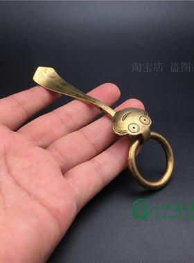 用品黄铜制品祖衣如意扣环法师袈裟钩环古铜色搭衣扣僧衣僧服