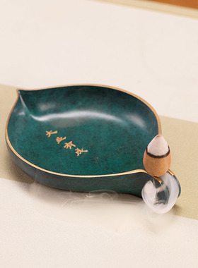 朱炳仁铜 大业有成烟灰缸工艺礼品摆饰实用创意艺术礼品客厅办公